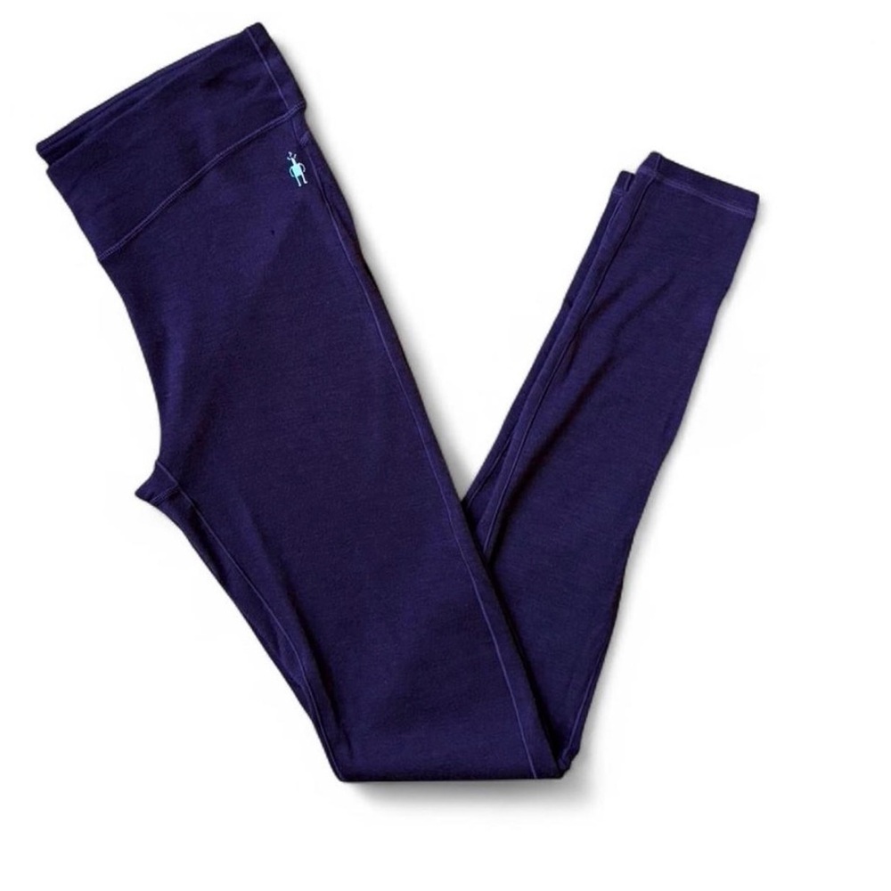 Plum Smartwool Merino250 Wool Leggings LG Women’s SEE FLAWS*